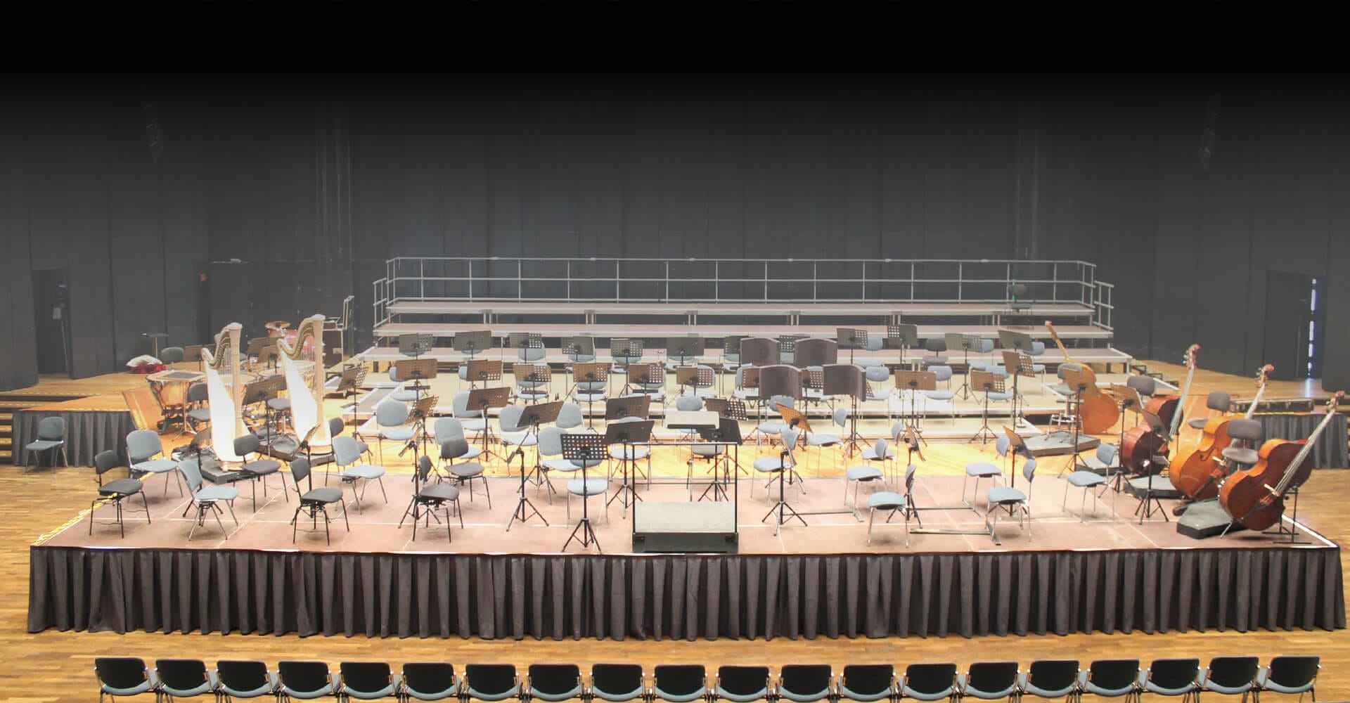 Seidenweberhaus Raumübersicht Saal 1 Empore