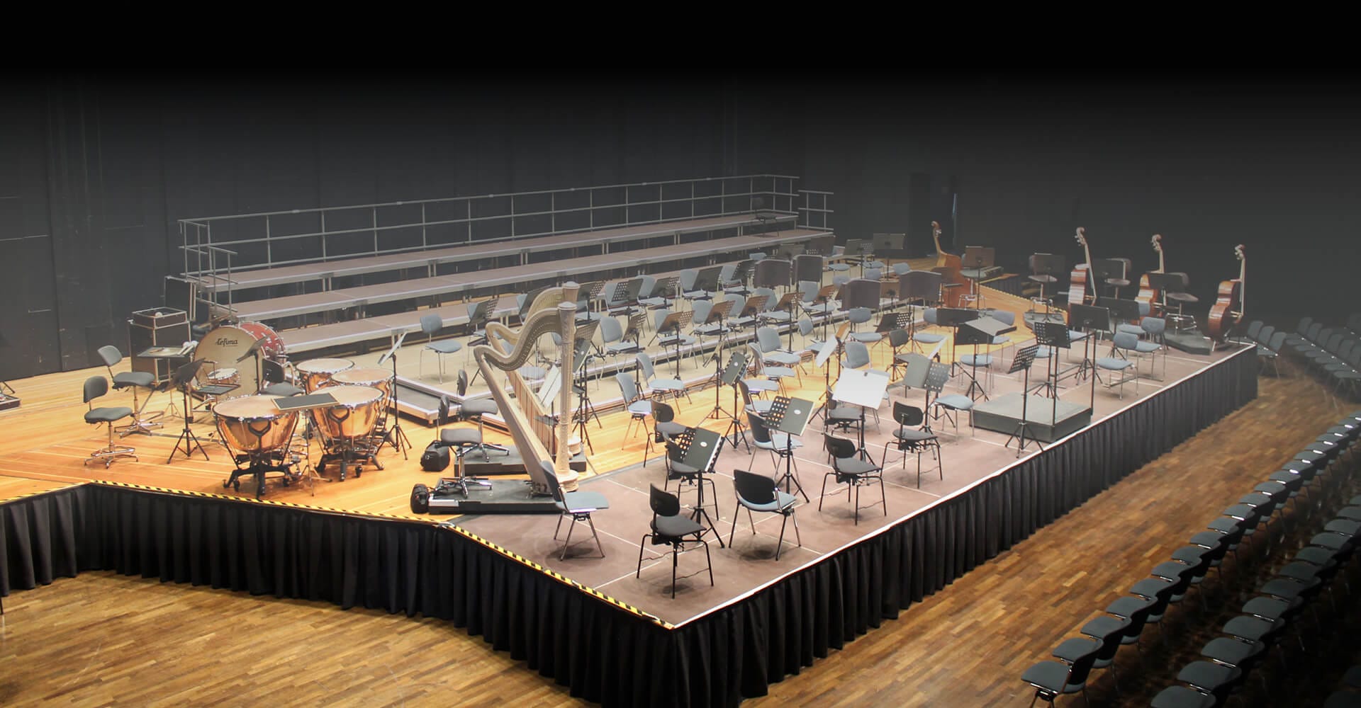 Seidenweberhaus Raumübersicht Saal 1 Empore